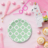 Mod Retro 60's Mint Papieren Bordje (Feest)