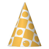 Mod Retro 60's mosterd Feesthoedjes (Links)