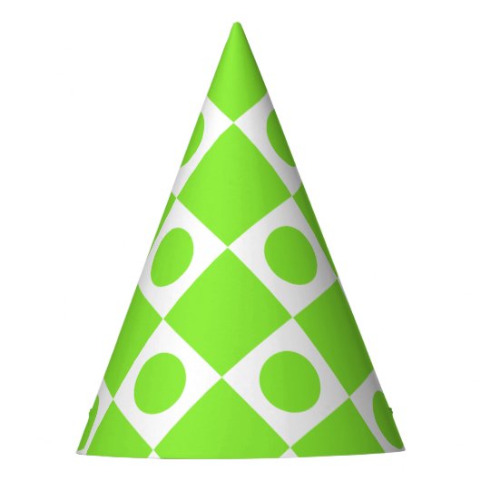 Mod Retro 60's Pet Aangepaste kleurenpartij Feesthoedjes (Voorkant)