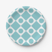 Mod Retro 60's Sky Papieren Bordje (Voorkant)
