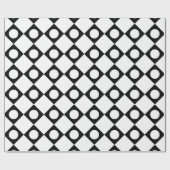 Mod Retro 60's White Cadeaupapier (Vlak)