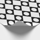 Mod Retro 60's White Cadeaupapier (Hoek)