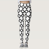 Mod Retro 60's White Leggings (Voorkant)