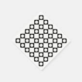 Mod Retro 60's White Servet (Hoek)