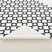 Mod Retro 60's White Sherpa Deken (3/4)