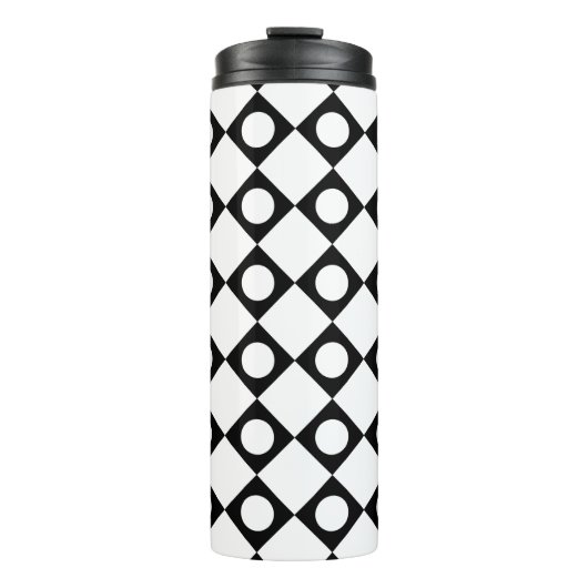 Mod Retro 60's White Thermosbeker (Voorkant)