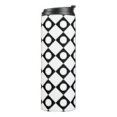 Mod Retro 60's White Thermosbeker (Gedraaid links)