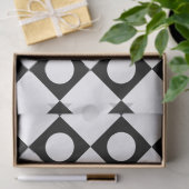 Mod Retro 60's White Tissuepapier (Geschenk)