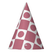 Mod Retro 60's Wildberry Feesthoedjes (Links)