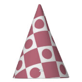 Mod Retro 60's Wildberry Feesthoedjes (Rechts)