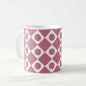 Mod Retro 60's Wildberry Koffiemok (Voorkant links)