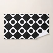 Mod Retro 60's zwart Bad Handdoek (Handdoek)
