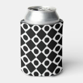 Mod Retro 60's zwart Blikjeskoeler (Blikje Voorkant)