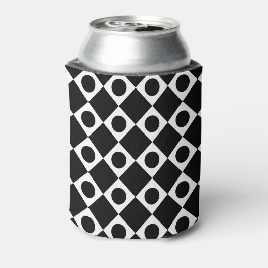 Mod Retro 60's zwart Blikjeskoeler (Blikje Achterkant)