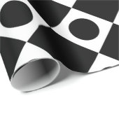 Mod Retro 60's zwart Cadeaupapier (Rol Hoek)
