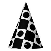 Mod Retro 60's zwart Feesthoedjes (Links)