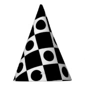 Mod Retro 60's zwart Feesthoedjes (Rechts)