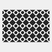 Mod Retro 60's zwart Inpakpapier Vel (Voorkant)