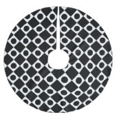 Mod Retro 60's zwart Kerstboom Rok (Voorkant)