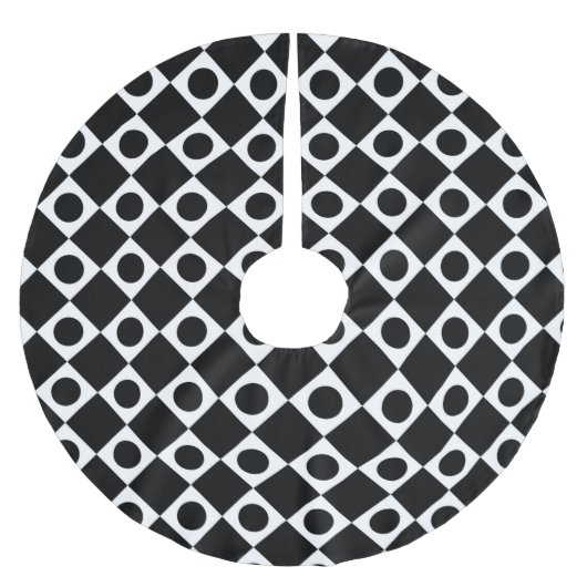 Mod Retro 60's zwart Kerstboom Rok (Voorkant)