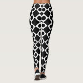 Mod Retro 60s zwart Leggings (Achterkant)