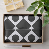 Mod Retro 60's zwart Tissuepapier (Geschenk)