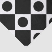 Mod Retro 60's zwart Tissuepapier (Detail)