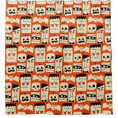 Mod Retro Monsters Douchegordijn (Voorkant)