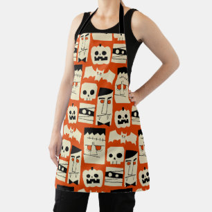 Mod Retro Monsters Schort