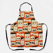 Mod Retro Monsters Schort (Voorkant)