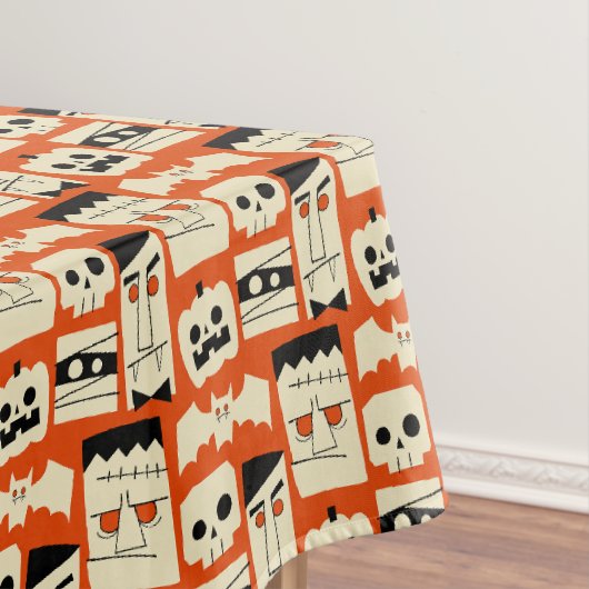 Mod Retro Monsters Tafelkleed (Voorbeeld)
