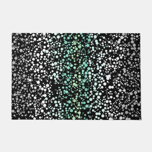 Mod Retro Quirky Groovy Boho Paragender Pride Deurmat (Voorkant)