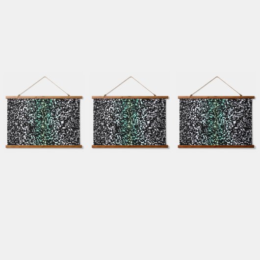 Mod Retro Quirky Groovy Boho Paragender Pride Hangend Wandkleed (Driedubbel)