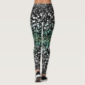 Mod Retro Quirky Groovy Boho Paragender Pride Leggings (Achterkant)