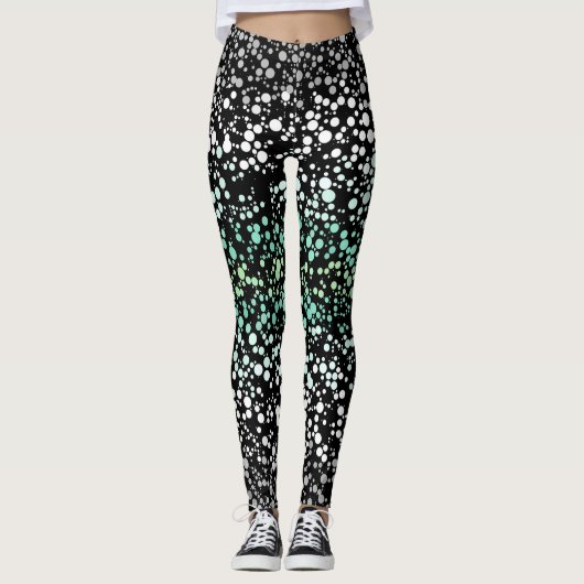 Mod Retro Quirky Groovy Boho Paragender Pride Leggings (Voorkant)