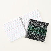 Mod Retro Quirky Groovy Boho Paragender Pride Notitieboek (Binnen)