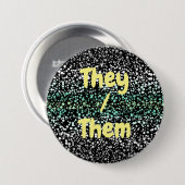 Mod Retro Quirky Groovy Boho Paragender Pride Ronde Button 7,6 Cm (Voorkant /achterkant)