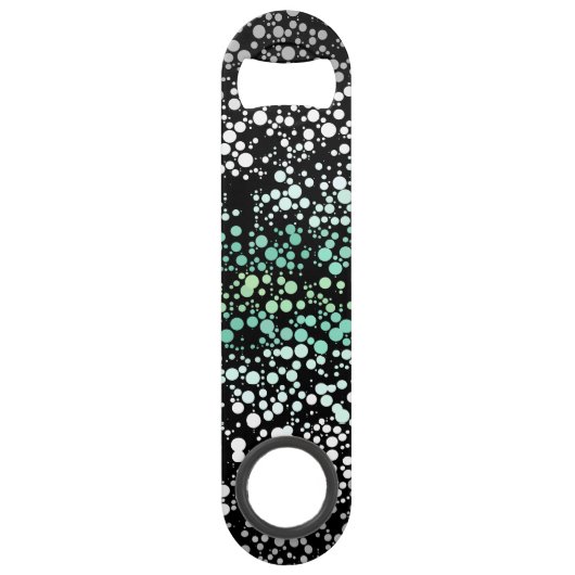 Mod Retro Quirky Groovy Boho Paragender Pride Speed Flessenopener (Voorkant)