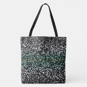 Mod Retro Quirky Groovy Boho Paragender Pride Tote Bag (Voorkant)