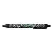 Mod Retro Quirky Groovy Boho Paragender Pride Zwarte Inkt Pen (Bodem)