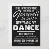 Mod Retro-stijl nieuwe jaren oude partij en oude s Kaart (Voorkant)