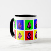Mod Rider Pop Art Mok (Voorkant links)