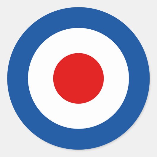 Mod Roundel 1,5-inch Stickers (Voorkant)