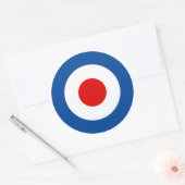 Mod Roundel 3"-stickers Ronde Sticker (Envelop)