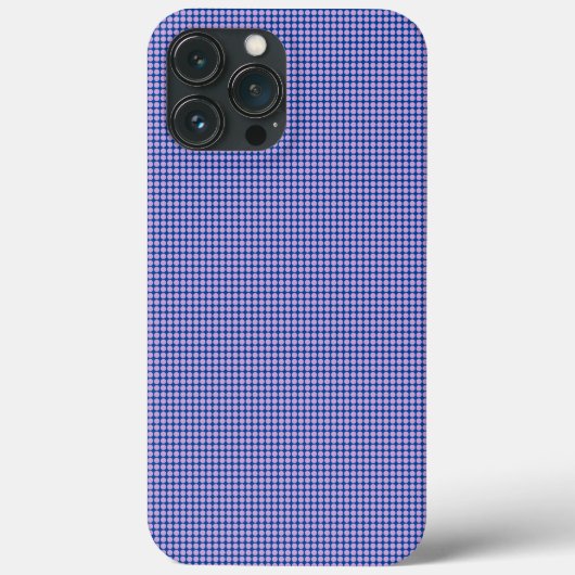 Mod Roze en Blue Dot Barely Er is een telefooncel Case-Mate iPhone Case (Achterkant)