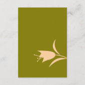 MOD ROZE & OLijf TULP TROUWEN Informatiekaartje (Achterkant)