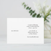 MOD ROZE TULP BRUILOFT INFORMATIEKAARTJE (Staand voorkant)