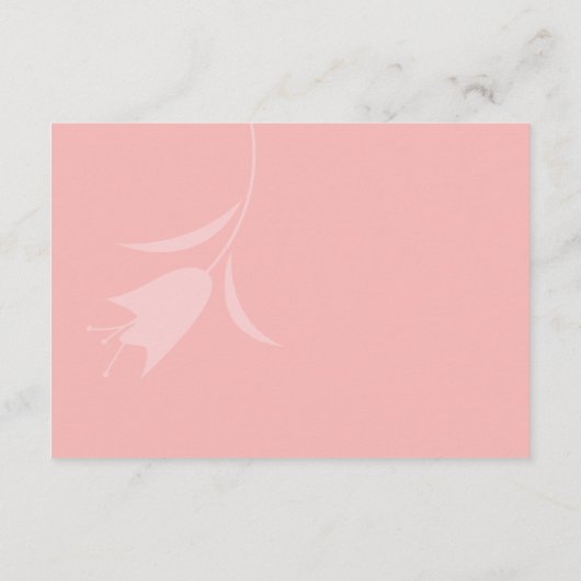 MOD ROZE TULP BRUILOFT INFORMATIEKAARTJE (Achterkant)