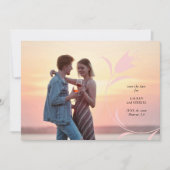 MOD ROZE TULP BRUILOFT SLA DE DATUM OP KAART (Voorkant)