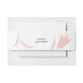 MOD ROZE TULP BRUILOFT UITNODIGINGEN WIKKEL (Voorkant Voorbeeld)